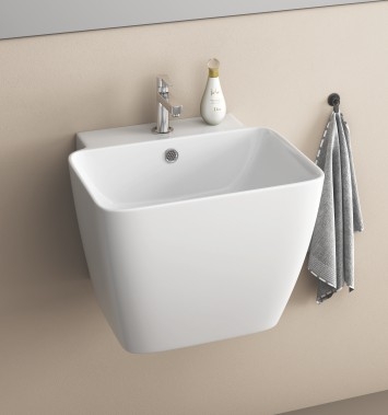 Wall Hung Wash Basin White