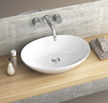 White Counter Top Wash Basin