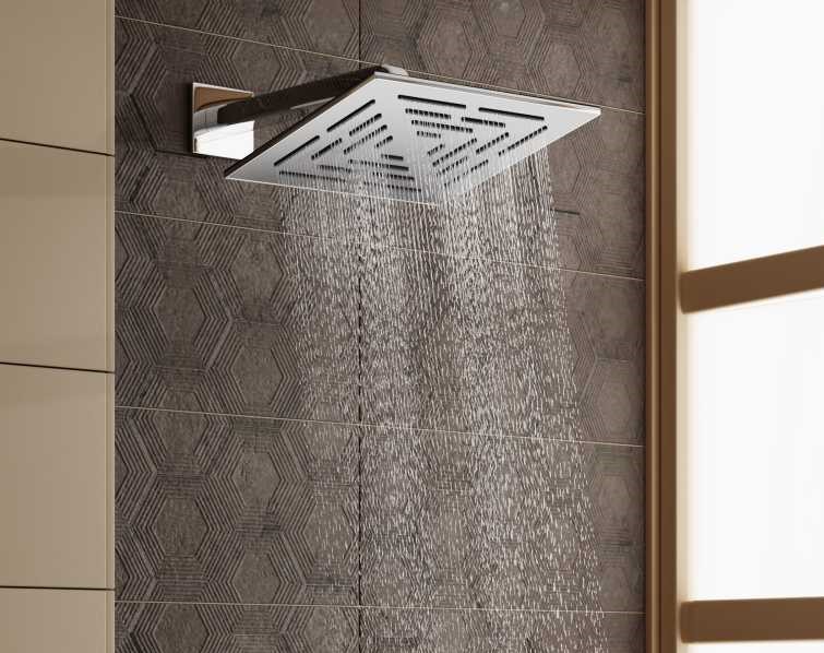 Square Concealed Shower