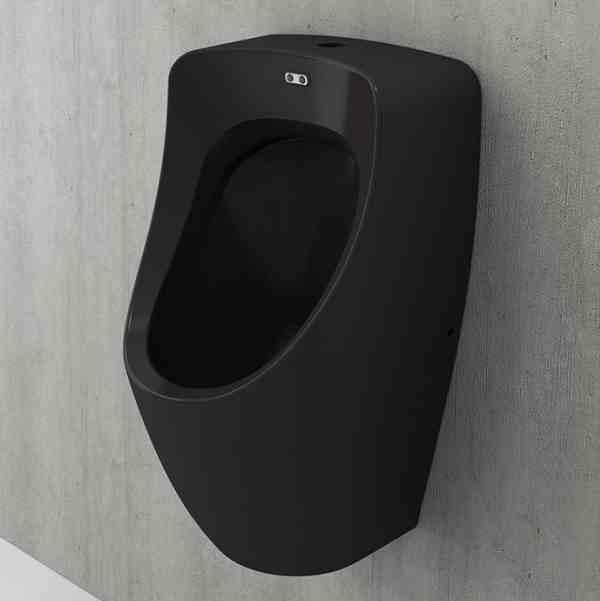 Black Matt Urinal Wall Hung