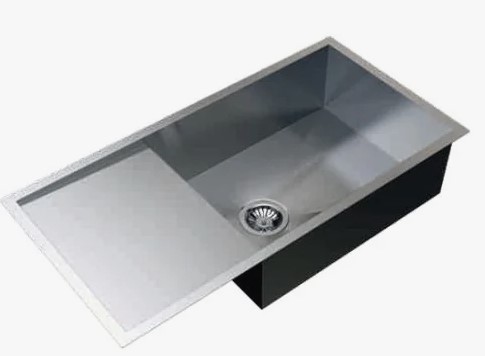 Carysil Quadro Single Bowl With Drainer Kitchen Sink (40X20X8)