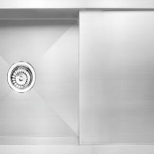 Carysil Quadro Single Bowl With Drainer Kitchen Sink (40X20X9)