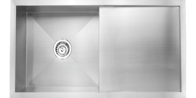 Carysil Quadro Single Bowl With Drainer Kitchen Sink (40X20X9)