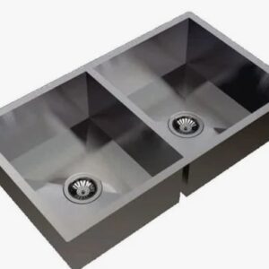 Carysil Quadro Double Bowl Kitchen Sink (45X20X9)