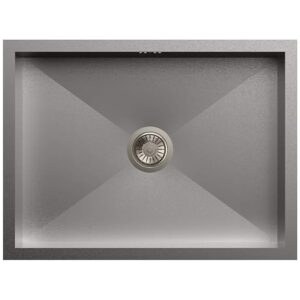 Carysil Quadro Single Bowl Kitchen Sink (24X18X9)