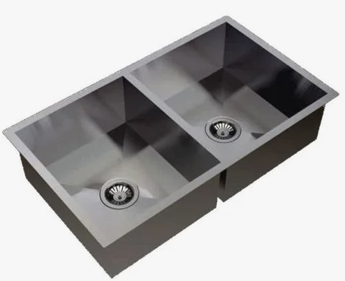 Carysil Quadro Double Bowl Kitchen Sink (34X20X8)
