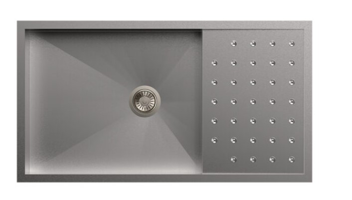 Carysil Polo Single Double Bowl With Drainer (36X20X8)