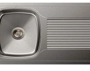 Carysil Vogue Single Bowl With Drainer Matt Finish (34X20X8)