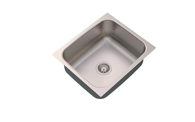 Carysil Elegance Single Bowl Matt Finish Kitchen Sink (21X18X8)
