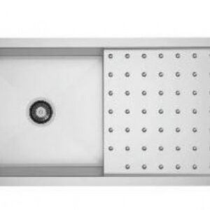 Carysil Polo Single Double Bowl With Drainer (40X20X8)