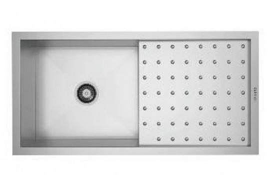 Carysil Polo Single Double Bowl With Drainer (40X20X8)