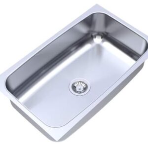Carysil Elegance Single Bowl Glossy Finish Kitchen Sink (30X18X9)