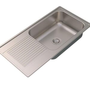 Carysil Vogue Single Bowl With Drainer Matt Finish (40X20X9)