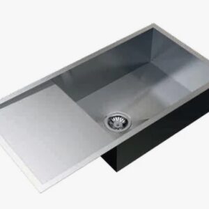 Carysil Quadro Single Bowl With Drainer Kitchen Sink (45X20X9)