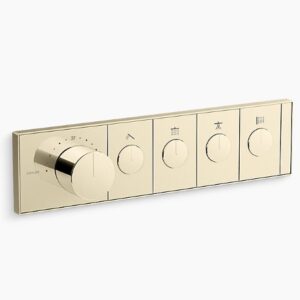 Anthem™ Four-outlet recessed mechanical thermostatic valve control