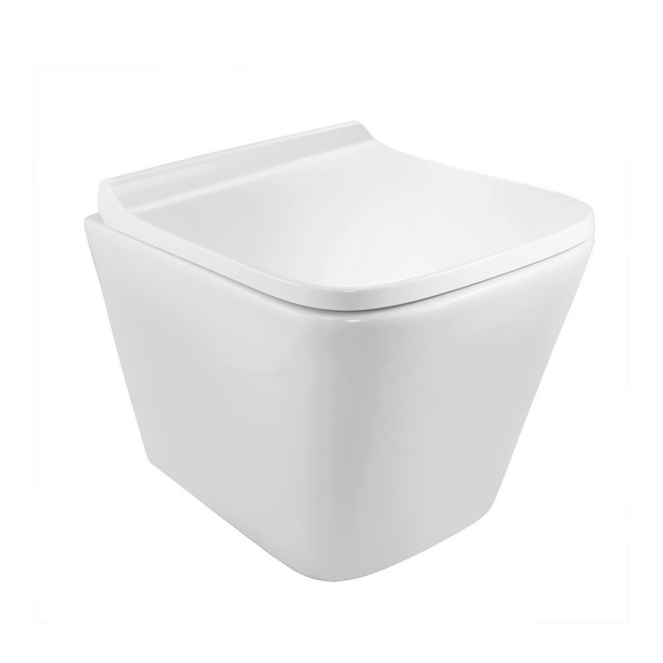 Rimless, Blind Installation Wall Hung WC