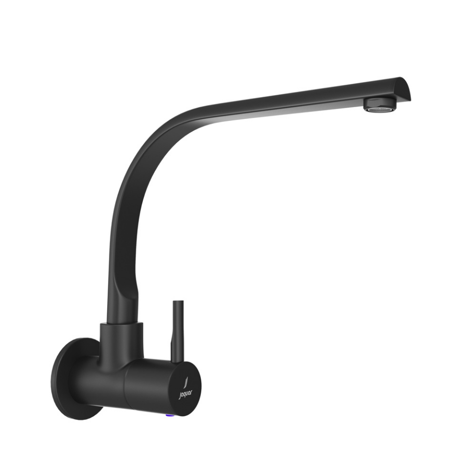 Sink Cock with Long Extended Swinging Spout (Wall Mounted Model) with Wall Flange
