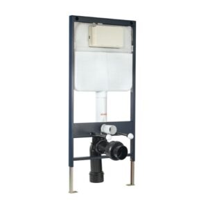 Single Piece Slim Concealed Cistern with Floor Mounting Frame