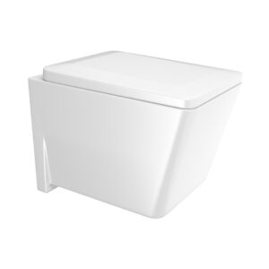 Rimless Blind Installation Wall Hung WC - White Matt