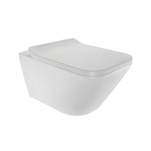 Rimless Blind Installation Wall Hung WC - White Matt