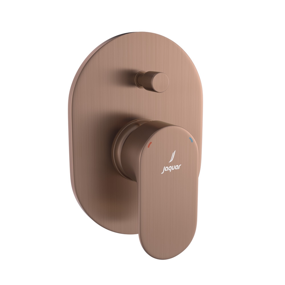 Single Lever Exposed Part Kit of Diverter - Antique Copper