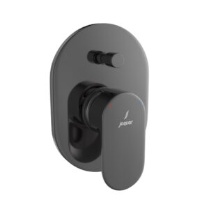 Single Lever Exposed Part Kit of Diverter - Black Chrome