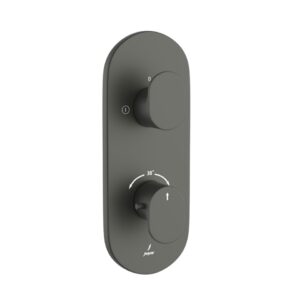 Aquamax Thermostatic Shower Mixer - Graphite