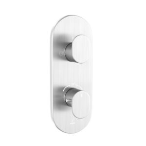 Aquamax Thermostatic Shower Mixer - Stainless Steel