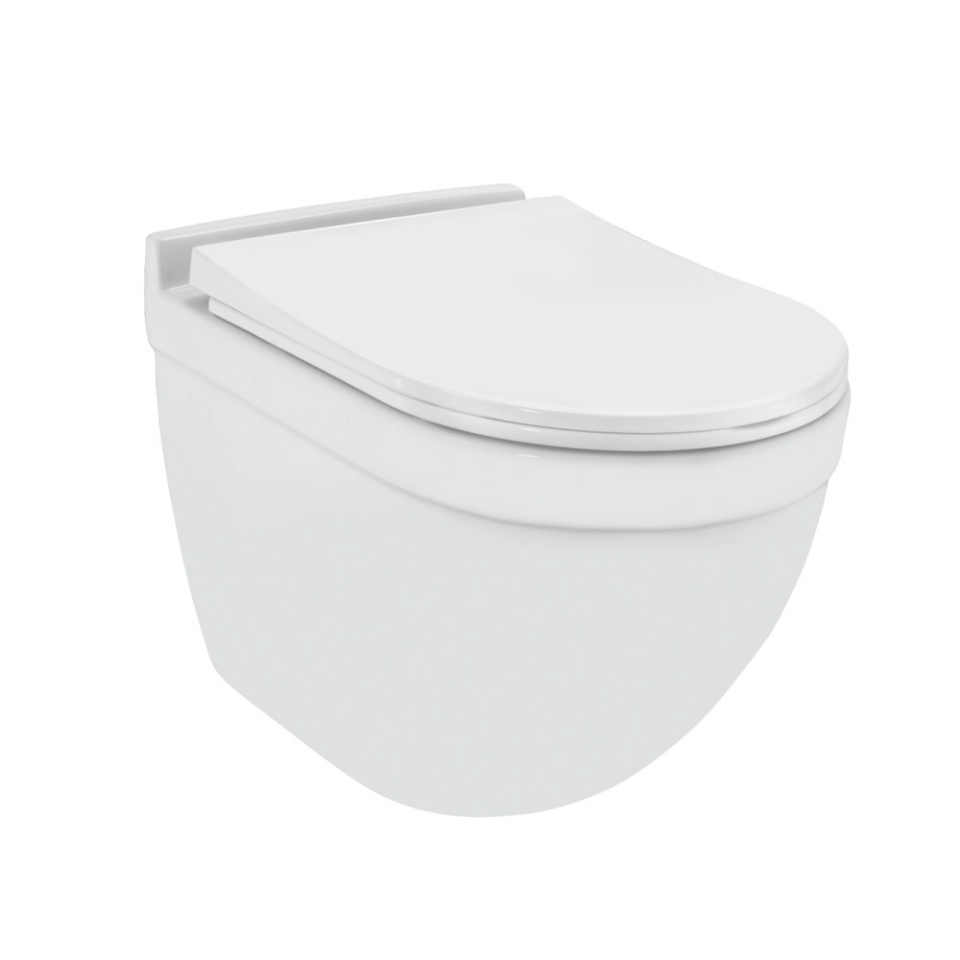 Rimless, Blind Installation Wall Hung WC