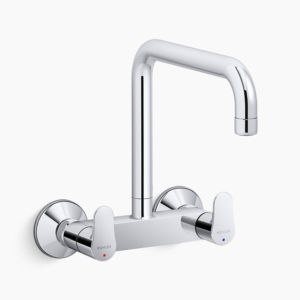 July™ Two-hole wall-mount kitchen sink faucet