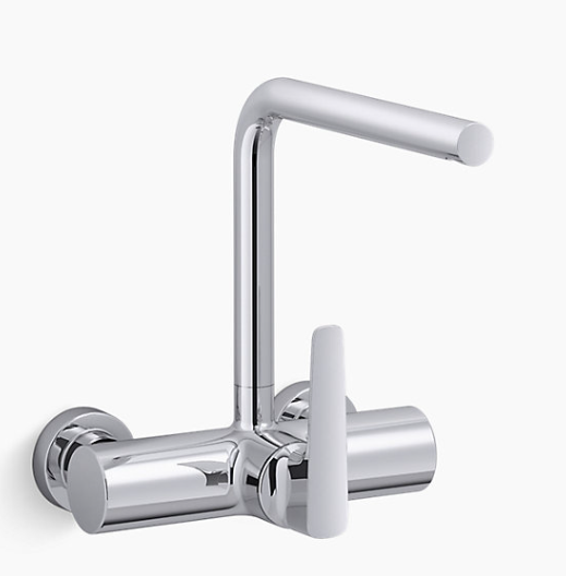 Aleo+™ Wall-mount kitchen sink faucet