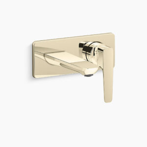 Aleo+™ Wall-mount bathroom sink faucet trim, 9.0 lpm