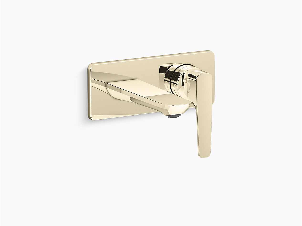 Aleo+™ Wall-mount bathroom sink faucet trim, 9.0 lpm