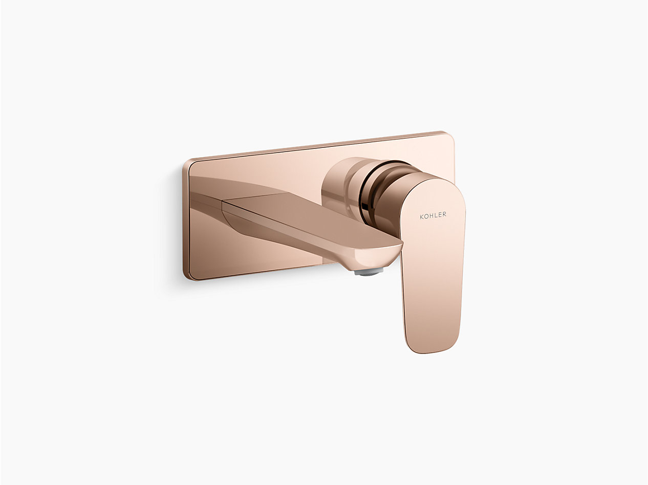 Aleo™ Wall-mount bathroom sink faucet, 9.0 lpm